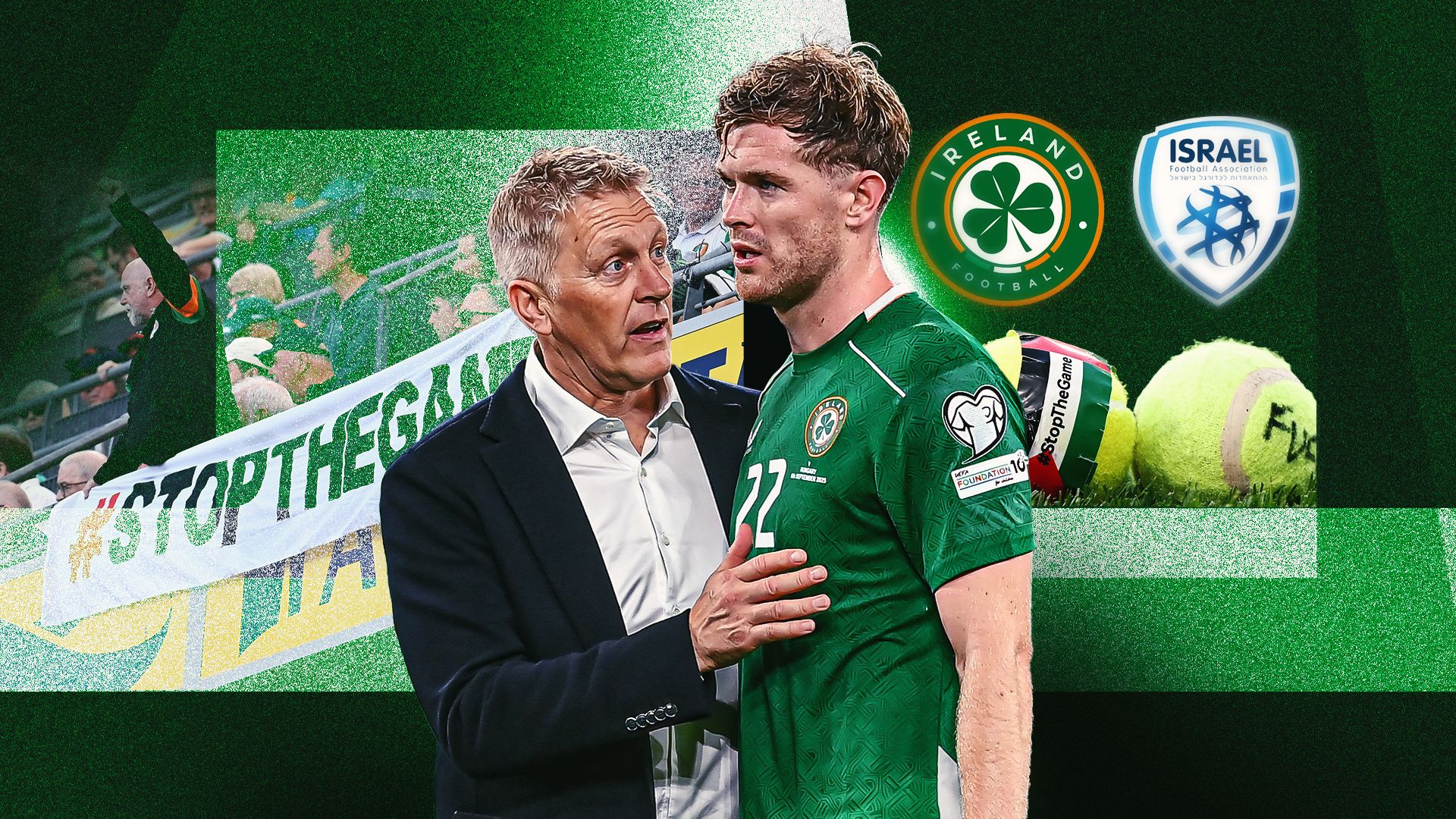 試合を止めろ！」 アイルランド対イスラエルのネーションズリーグ戦が